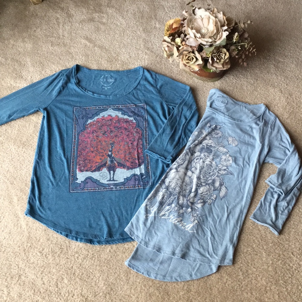 Bundle items Lucky brand 3/4 sleeve shirts🌺